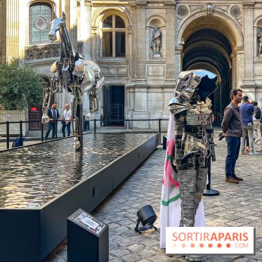 ZEUS, cheval métallique de la cérémonie d'ouverture des JO de Paris 2024 à l'Hôtel de Ville - image00005