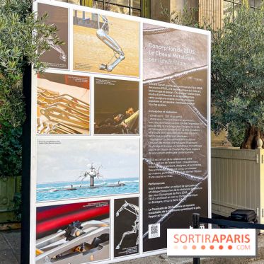 ZEUS, cheval métallique de la cérémonie d'ouverture des JO de Paris 2024 à l'Hôtel de Ville - image00006