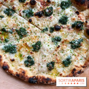 Oobatz - Pizza épinards ail