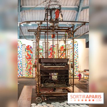 Exposition L'Electromécanomaniaque de Gilbert Peyre à la Halle Saint Pierre - DSC 1054