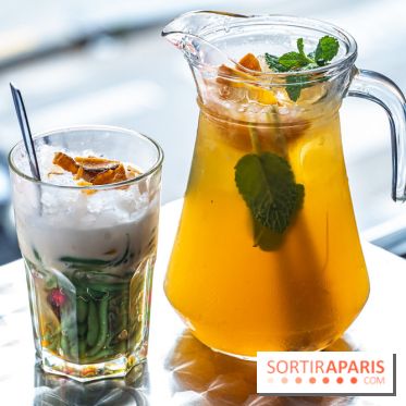 Viet 1331, le restaurant karaoké vietnamien immersif du 13e -  dessert 3 couleurs - thé glacé