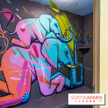 Les cabines de 70 artistes street-art à Molitor, 2e édition internationale - photos -  A7C2717