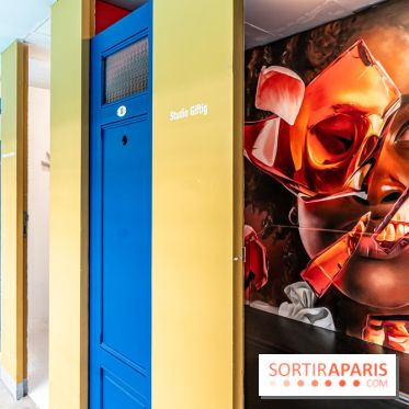 Les cabines de 70 artistes street-art à Molitor, 2e édition internationale - photos -  allée