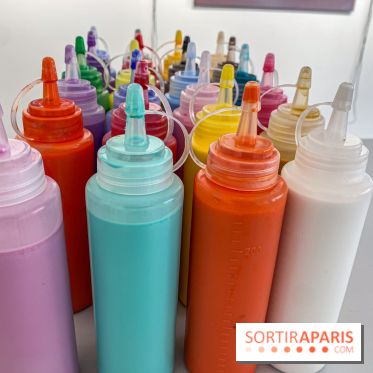 Ateliers de Paint Pouring à la galerie Goldshteyn-Saatort, à deux pas du Louvre - IMG 8432