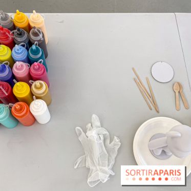 Ateliers de Paint Pouring à la galerie Goldshteyn-Saatort, à deux pas du Louvre - IMG 8437