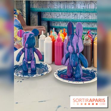 Ateliers de Paint Pouring à la galerie Goldshteyn-Saatort, à deux pas du Louvre - IMG 8441