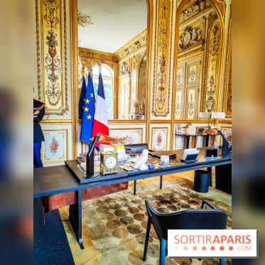 Palais de l'Elysée Paris - salon doré bureau président de la république