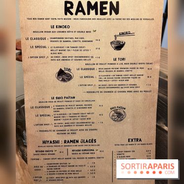 Gaijin Ramen restaurant - menu - carte