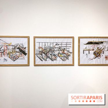 Ito Meikyū, l'exposition en réalité virtuelle de Boris Labbé au Drawing Lab à Paris - IMG 0436