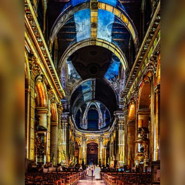 Paris Cœur de Lumières, le spectacle son et lumière à l'église Saint-Sulpice - les photos