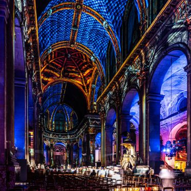 Paris Cœur de Lumières, le spectacle son et lumière à l'église Saint-Sulpice - les photos