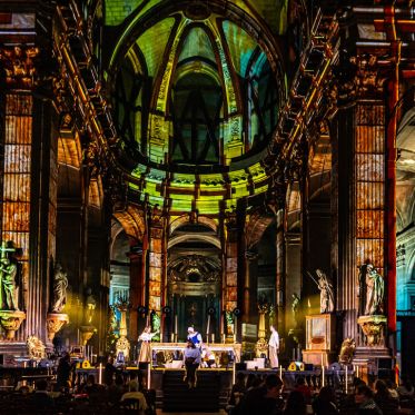 Paris Cœur de Lumières, le spectacle son et lumière à l'église Saint-Sulpice - les photos