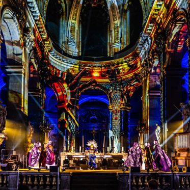 Paris Cœur de Lumières, le spectacle son et lumière à l'église Saint-Sulpice - les photos