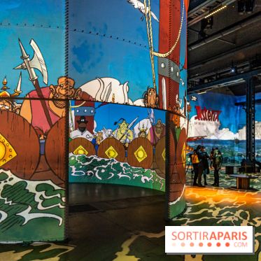 Exposition Astérix à l'Atelier des Lumières, le voyage immersif