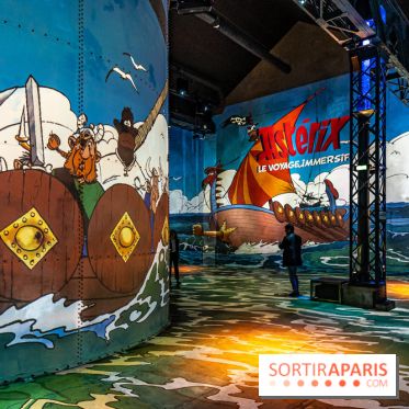 Exposition Astérix à l'Atelier des Lumières, le voyage immersif