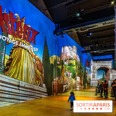 Exposition Astérix à l'Atelier des Lumières, le voyage immersif