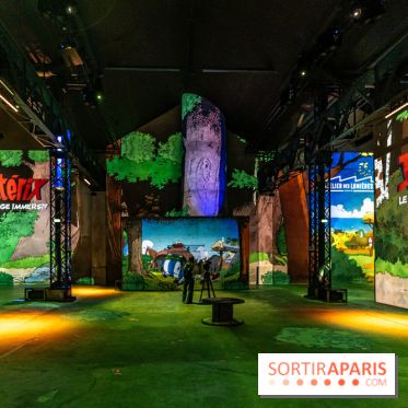 Exposition Astérix à l'Atelier des Lumières, le voyage immersif