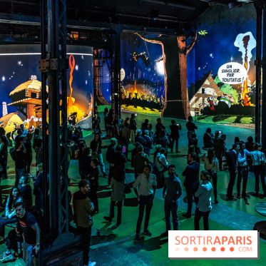 Exposition Astérix à l'Atelier des Lumières, le voyage immersif