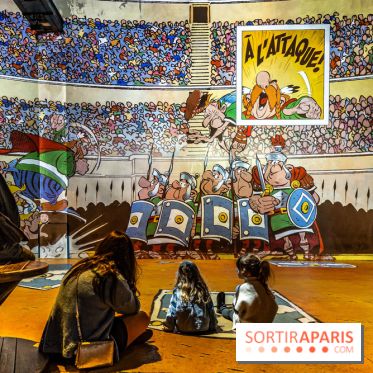 Exposition Astérix à l'Atelier des Lumières, le voyage immersif