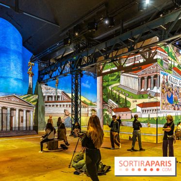 Exposition Astérix à l'Atelier des Lumières, le voyage immersif