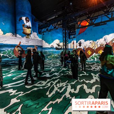 Exposition Astérix à l'Atelier des Lumières, le voyage immersif