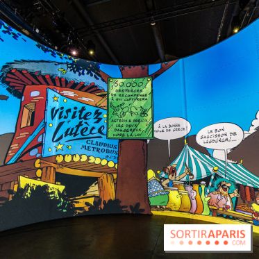 Exposition Astérix à l'Atelier des Lumières, le voyage immersif