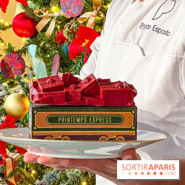La Bûche de Noël 2024 du Printemps Haussmann par Bryan Esposito - image00031