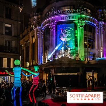 Inauguration des vitrines et décorations de Noël du BHV Marais 2024 avec Léna Mahfouf, Adriana Karembeu et Marc Lavoine -  A7C6033
