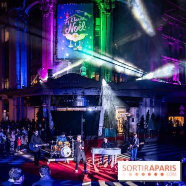 Inauguration des vitrines et décorations de Noël du BHV Marais 2024 avec Léna Mahfouf, Adriana Karembeu et Marc Lavoine -  A7C6086