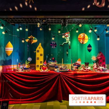 Inauguration des vitrines et décorations de Noël du BHV Marais 2024 avec Léna Mahfouf, Adriana Karembeu et Marc Lavoine -  A7C6164