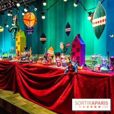 Inauguration des vitrines et décorations de Noël du BHV Marais 2024 avec Léna Mahfouf, Adriana Karembeu et Marc Lavoine -  A7C6172