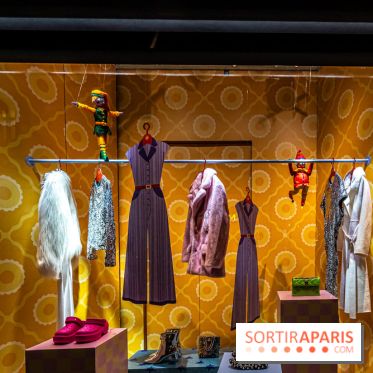 Inauguration des vitrines et décorations de Noël du BHV Marais 2024 avec Léna Mahfouf, Adriana Karembeu et Marc Lavoine -  A7C6173