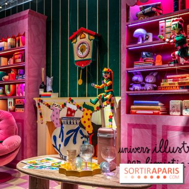 Inauguration des vitrines et décorations de Noël du BHV Marais 2024 avec Léna Mahfouf, Adriana Karembeu et Marc Lavoine -  A7C6193