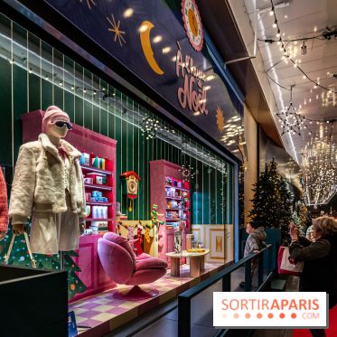 Inauguration des vitrines et décorations de Noël du BHV Marais 2024 avec Léna Mahfouf, Adriana Karembeu et Marc Lavoine -  A7C6198