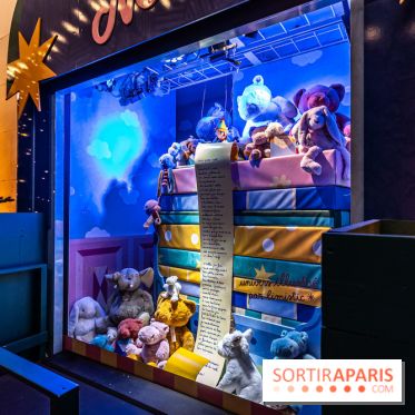 Inauguration des vitrines et décorations de Noël du BHV Marais 2024 avec Léna Mahfouf, Adriana Karembeu et Marc Lavoine -  A7C6200