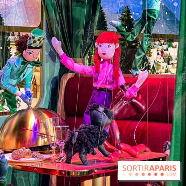 Les vitrines de Noël 2024 du Printemps Haussmann avec Juliette Binoche - image00025