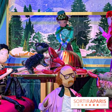 Les vitrines de Noël 2024 du Printemps Haussmann avec Juliette Binoche - image00032