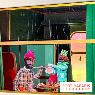 Les vitrines de Noël 2024 du Printemps Haussmann avec Juliette Binoche - image00006