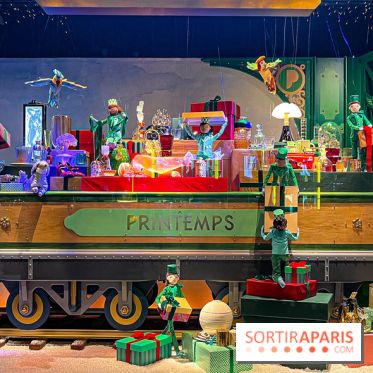 Les vitrines de Noël 2024 du Printemps Haussmann avec Juliette Binoche - image00009