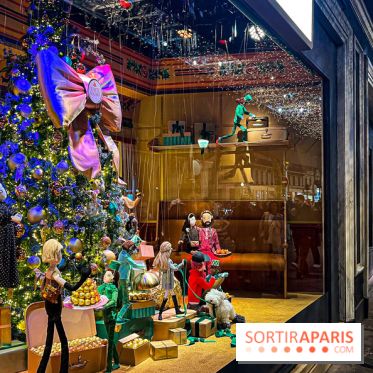 Les vitrines de Noël 2024 du Printemps Haussmann avec Juliette Binoche - image00010