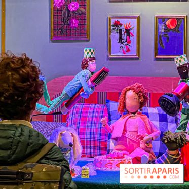 Les vitrines de Noël 2024 du Printemps Haussmann avec Juliette Binoche - image00011