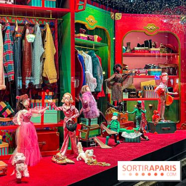 Les vitrines de Noël 2024 du Printemps Haussmann avec Juliette Binoche - image00012