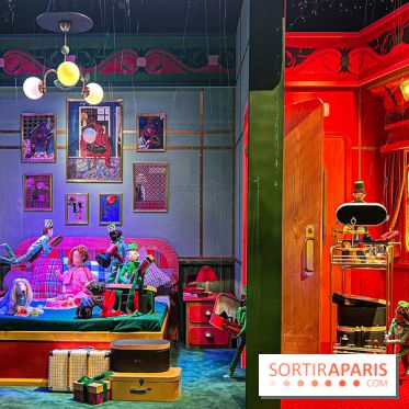 Les vitrines de Noël 2024 du Printemps Haussmann avec Juliette Binoche - image00018