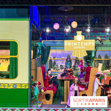 Les vitrines de Noël 2024 du Printemps Haussmann avec Juliette Binoche - image00019