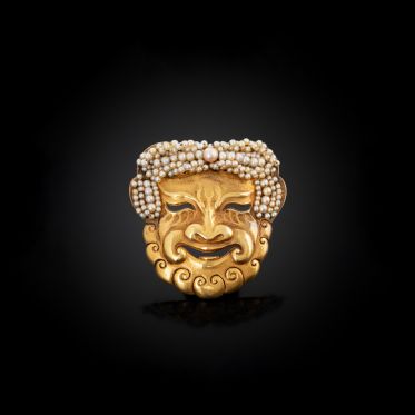 Une exposition de bijoux gratuite : rendez-vous sur les Grands Boulevards à L’École des Arts Joailliers Paris - 31. René Boivin, Clip de revers Masque, vers 1910 1915, La Galerie Parisienne