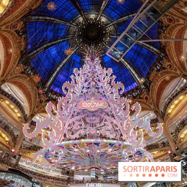 Le sapin de Noël des Galeries Lafayette 2024 - Panorama