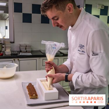 Cours de cuisine au Ritz : la bûche de Noël 2024 -  A7C6214