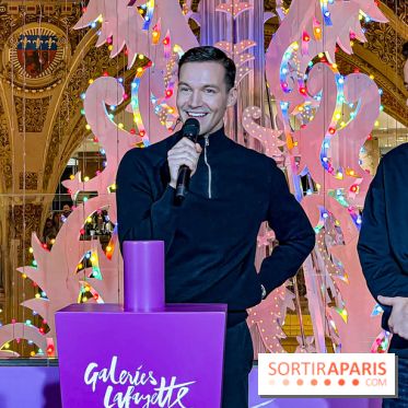 Les vitrines de Noël 2024 des Galeries Lafayette Haussmann avec Vianney et Kevin Germanier - image00010
