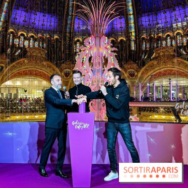 Les vitrines de Noël 2024 des Galeries Lafayette Haussmann avec Vianney et Kevin Germanier - image00017