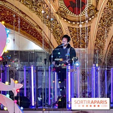 Les vitrines de Noël 2024 des Galeries Lafayette Haussmann avec Vianney et Kevin Germanier